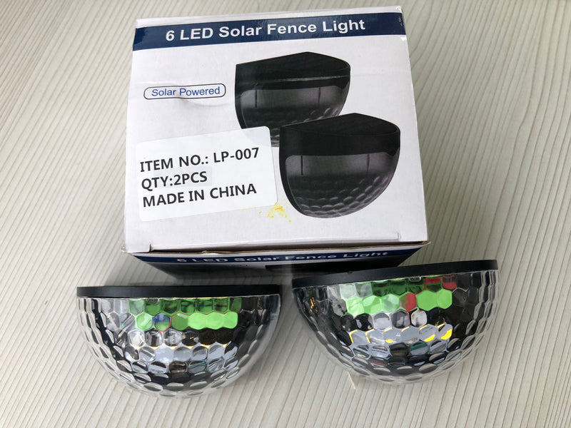 LUZ SOLAR DE PARED PACK POR 2 UDS 9x6.2x