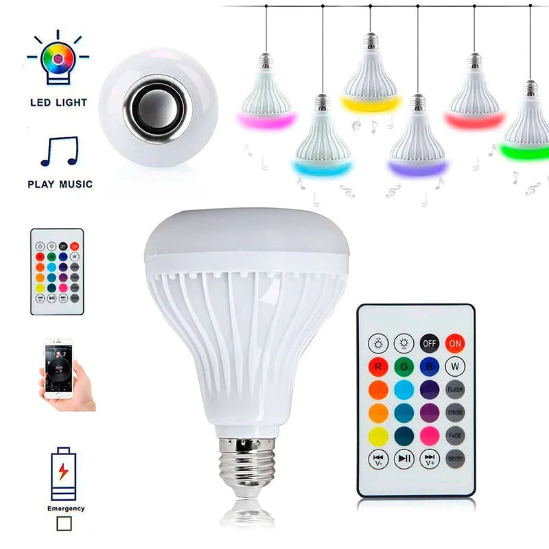 Lámpara Luz Led RGB Parlante Bluetooth