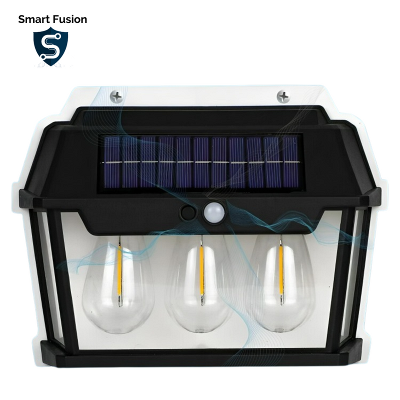 Farola Lámpara Solar Decorativa 38w 3 LEDS